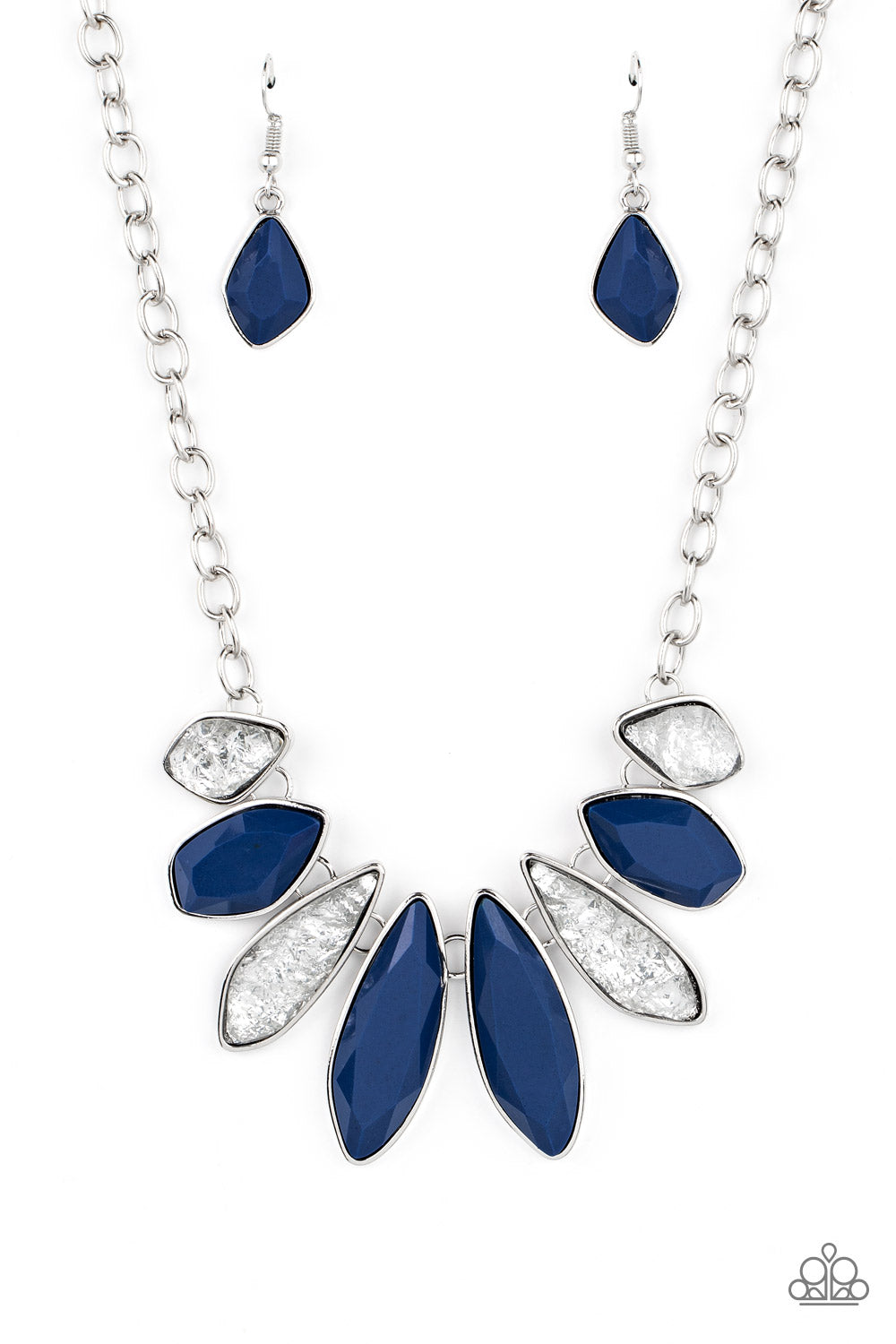 Crystallized Couture - Blue Necklace