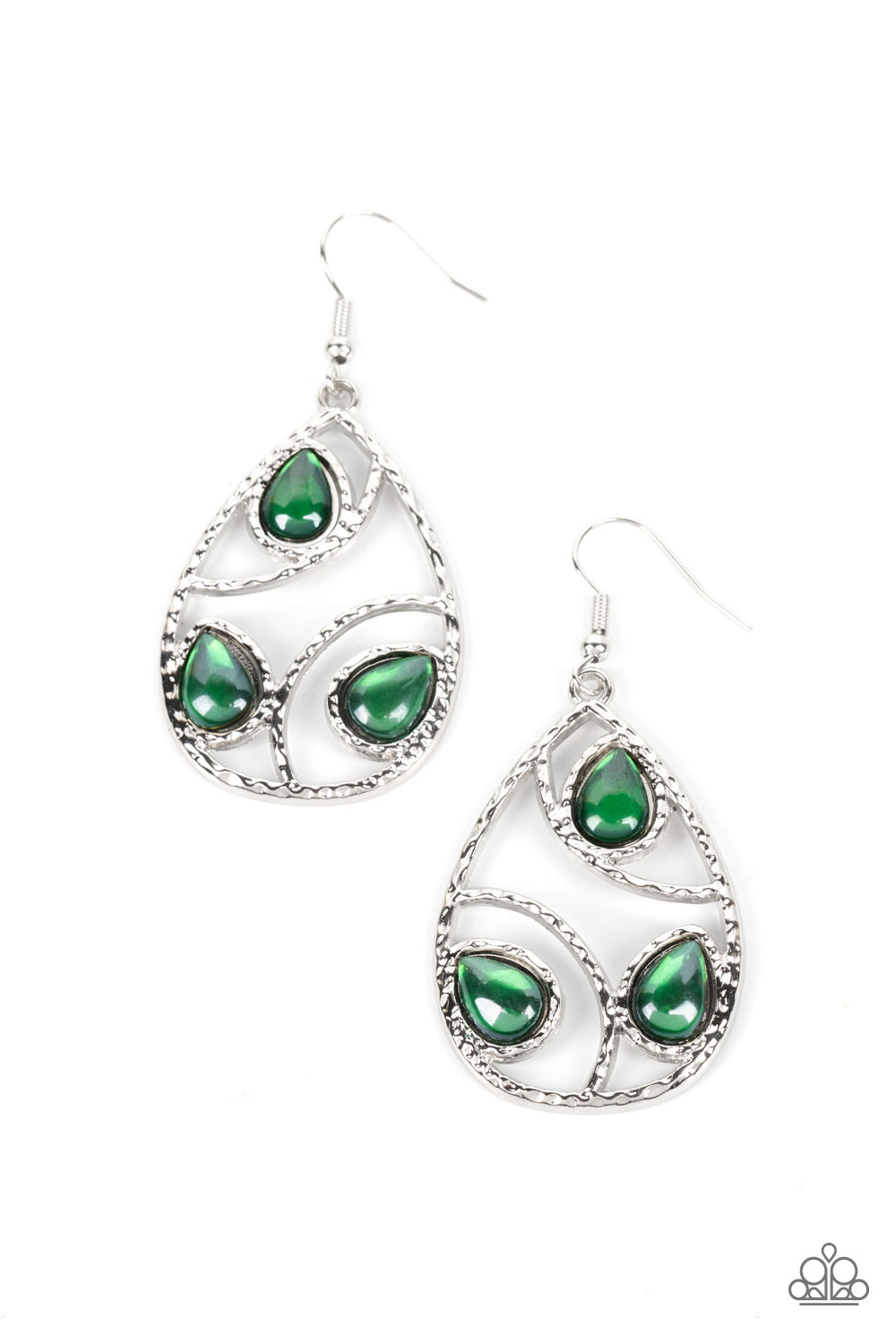 Send the BRIGHT Message - Green Earrings