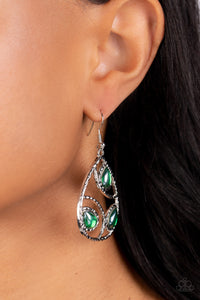 Send the BRIGHT Message - Green Earrings