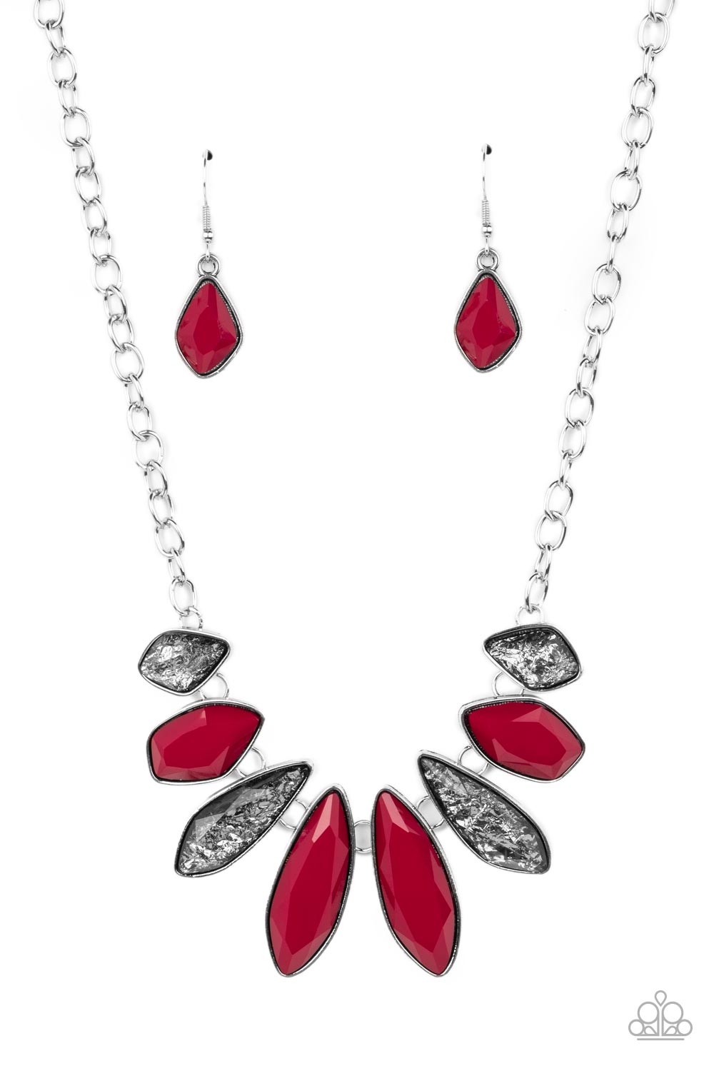 Crystallized Couture - Red Necklace