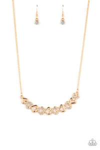 Sparkly Suitor - Gold Necklace