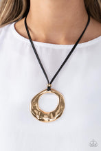 Load image into Gallery viewer, Tectonic Treasure - Gold Necklace
