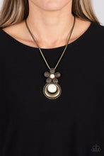 Load image into Gallery viewer, Bohemian Blossom - Brass Necklace
