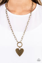 Load image into Gallery viewer, Brotherly Love - Brass Necklace
