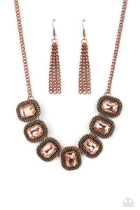 Iced Iron - Copper Necklace