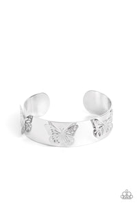 Magical Mariposas - Silver Cuff Bracelet