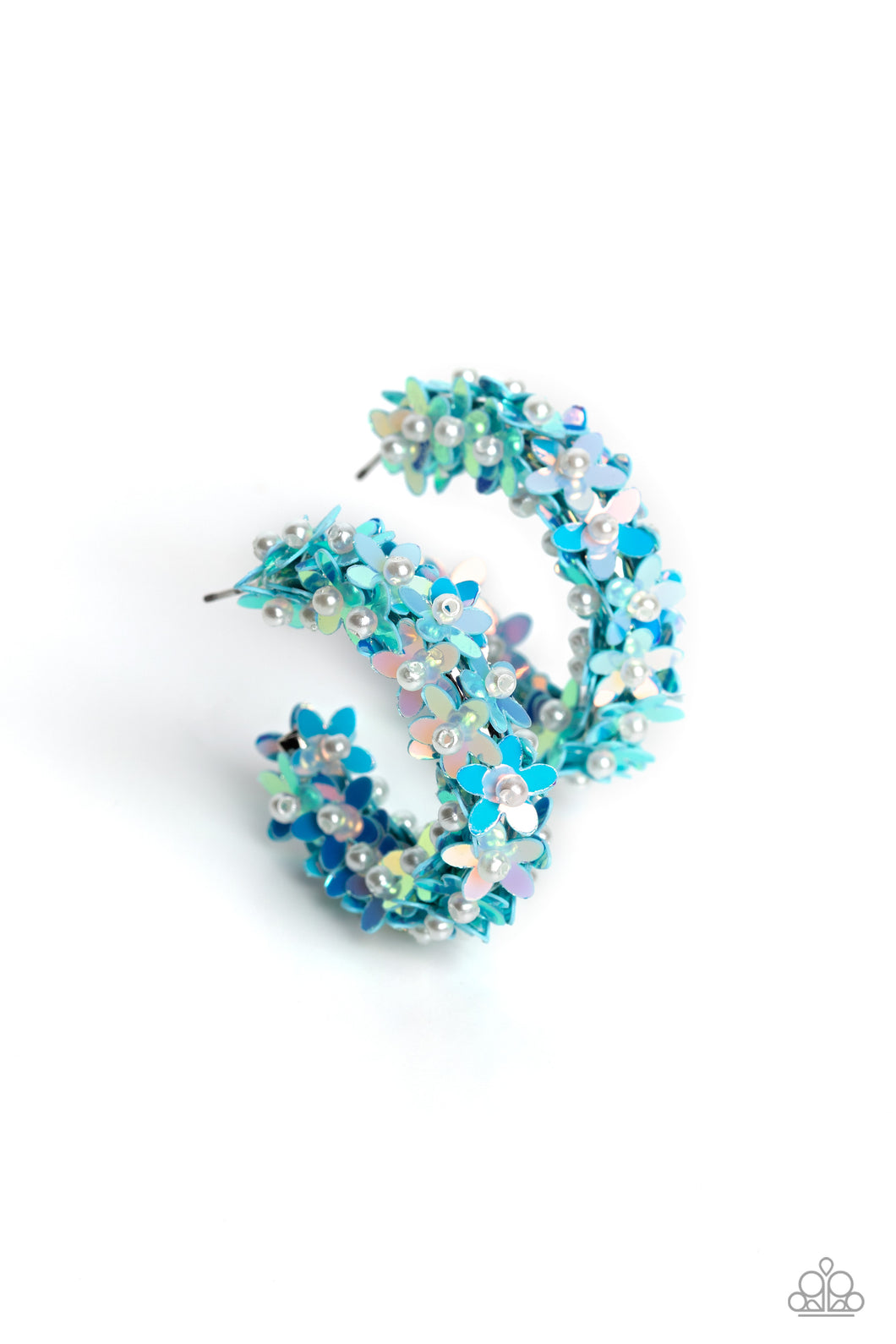 Fairy Fantasia - Blue Iridescent Earrings