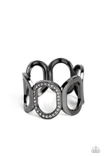 Load image into Gallery viewer, Opulent Ovals - Black Bracelet
