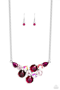 Round Royalty - Pink Necklace