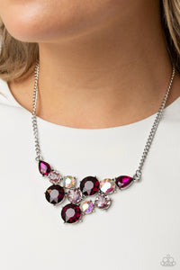 Round Royalty - Pink Necklace