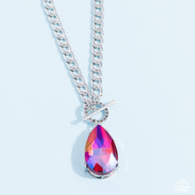 Load image into Gallery viewer, Edgy Exaggeration - Pink Necklace
