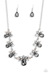 Explosive Effulgence - Silver Necklace