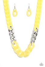 Load image into Gallery viewer, Curb Your Enthusiasm - Yellow Necklace
