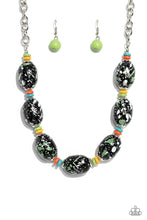 Load image into Gallery viewer, No Laughing SPLATTER - Green Necklace
