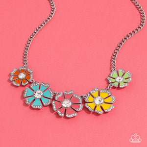 Playful Posies - Multicolor Necklace