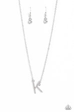 Load image into Gallery viewer, INITIALLY Yours - K - White Necklace
