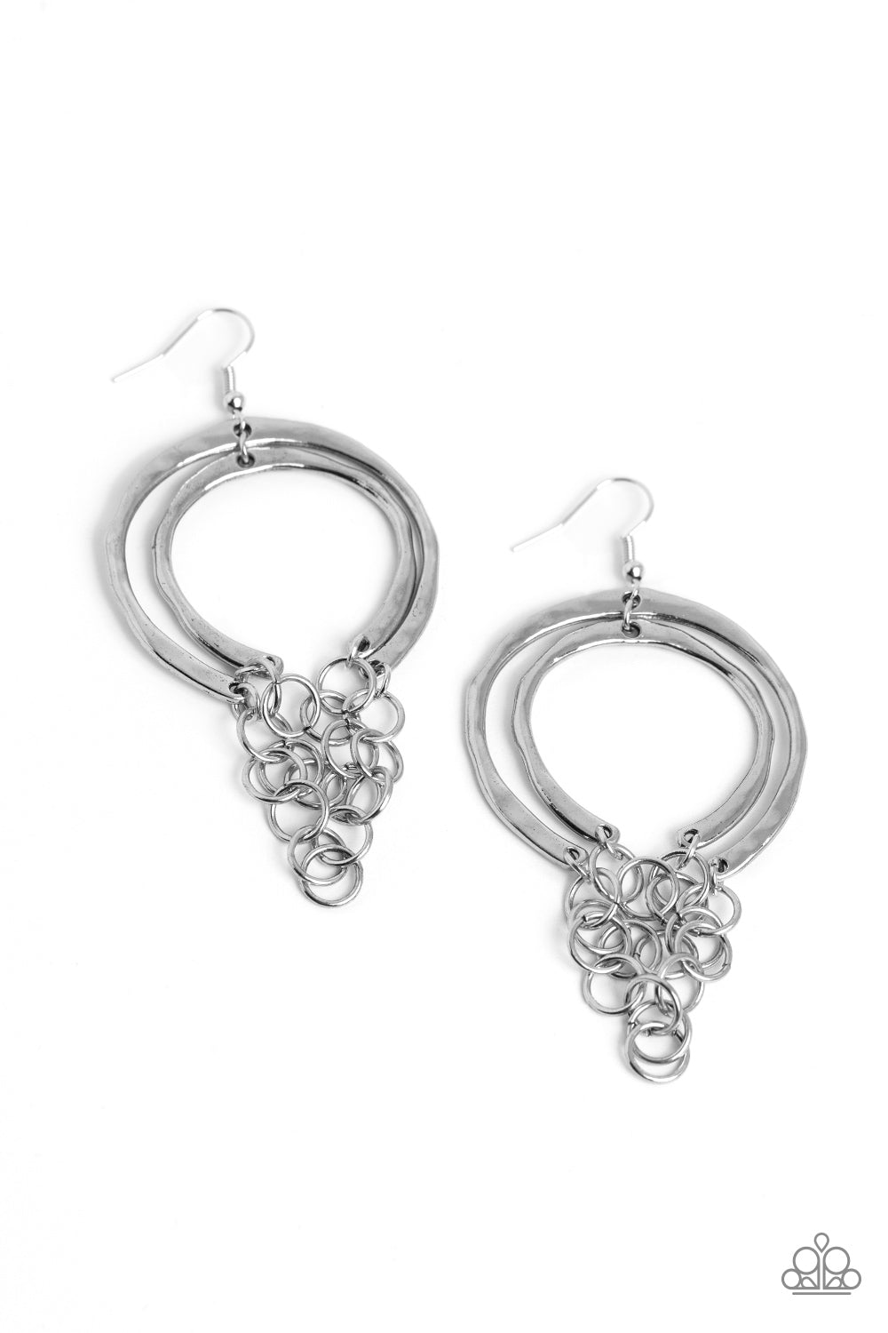 Dont Go CHAINg-ing - Silver Earrings