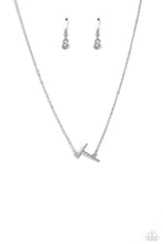 Load image into Gallery viewer, INITIALLY Yours - T - White Necklace
