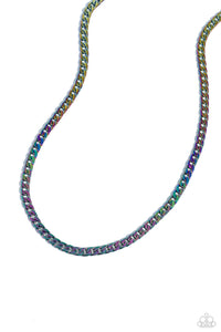 Industrial Identification - Multicolor Necklace