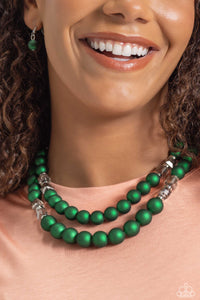 Shopaholic Season - Green Necklace