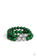 Load image into Gallery viewer, Shopaholic Showdown - Green Bracelet
