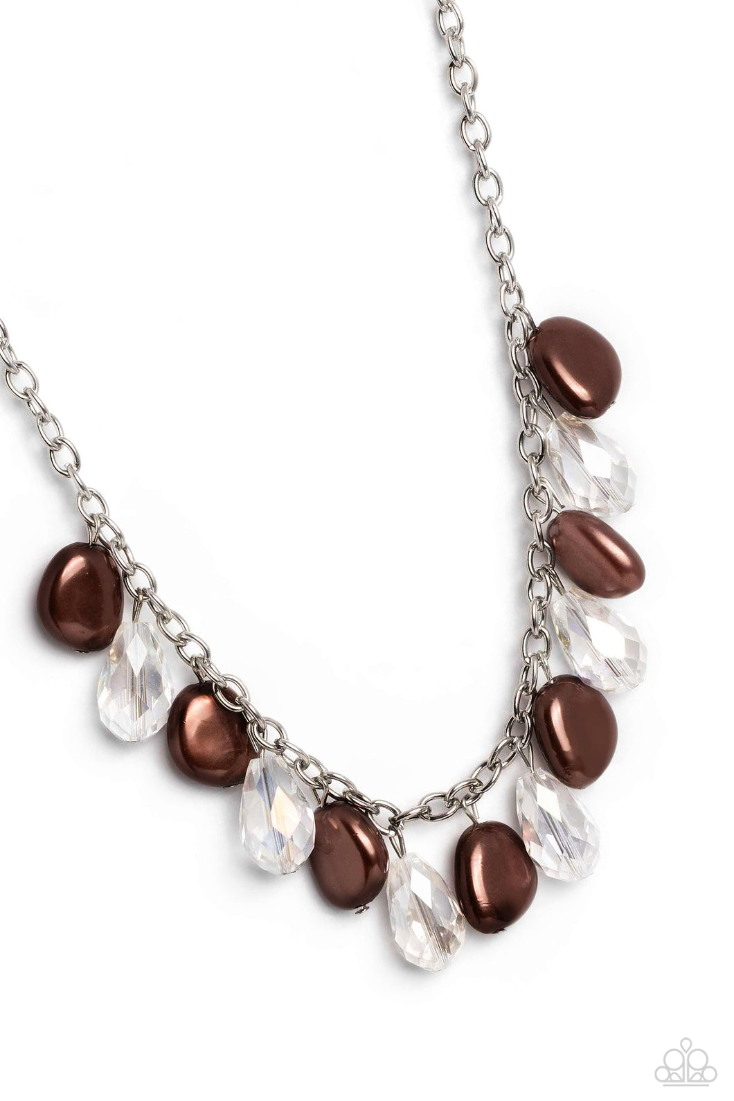 Welcome to BALL Street - Brown Necklace