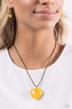 Load image into Gallery viewer, Serene Sweetheart - Yellow Necklace
