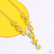 Load image into Gallery viewer, Flowering Feature - Yellow Necklace
