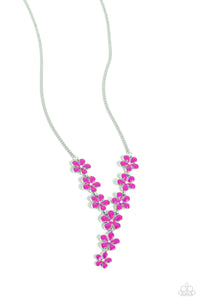 Flowering Feature - Multicolor Purple Necklace