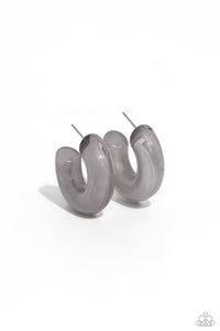 Acrylic Acclaim - Silver Earrings