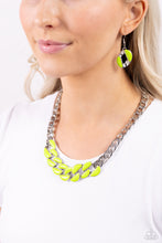 Load image into Gallery viewer, CURB Craze - Green Necklace
