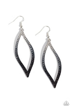 Load image into Gallery viewer, Admirable Asymmetry - Black Earrings
