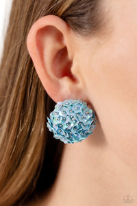 Corsage Character - Blue Stud Earrings