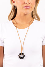 Load image into Gallery viewer, Tied Triumph - Black Necklace
