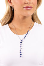 Load image into Gallery viewer, Diagonal Daydream - Blue Necklace
