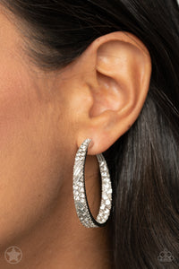 GLITZY By Association - White Blockbuster Earrings