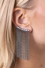 Load image into Gallery viewer, Feuding Fringe - Black Earrings
