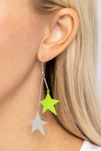 Load image into Gallery viewer, Stellar STAGGER - Green Earrings
