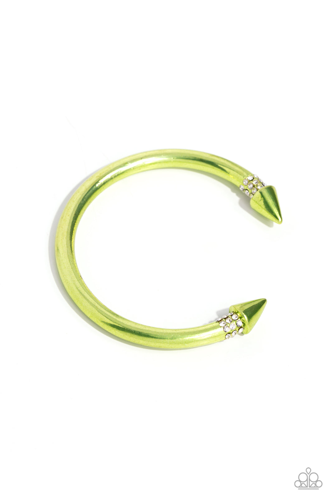 Punky Plot Twist - Green Cuff Bracelet