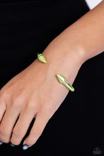 Load image into Gallery viewer, Punky Plot Twist - Green Cuff Bracelet
