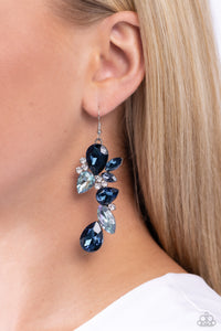 Fancy Flaunter - Blue Flower Earrings