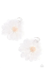 Load image into Gallery viewer, Cosmopolitan Chiffon - White Earrings
