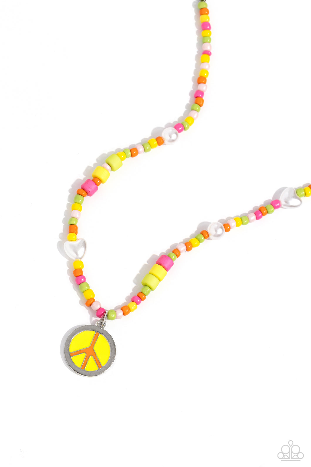 Pearly Possession - Multicolor Necklace
