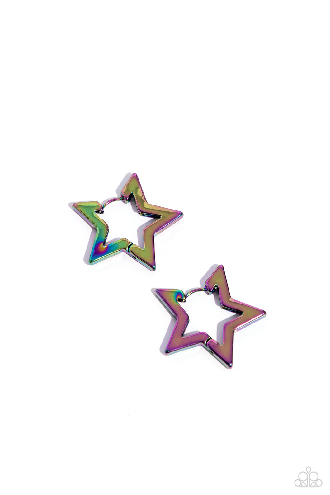 In A Galaxy STAR, STAR Away - Multicolor Earrings