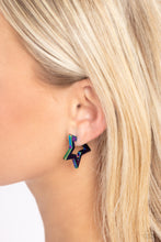 Load image into Gallery viewer, In A Galaxy STAR, STAR Away - Multicolor Earrings
