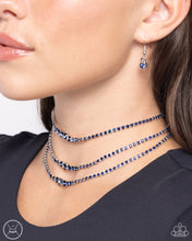 Load image into Gallery viewer, Dynamite Debut - Blue Choker Necklace
