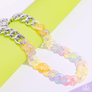 Rainbow Ragtime - Multicolor Necklace