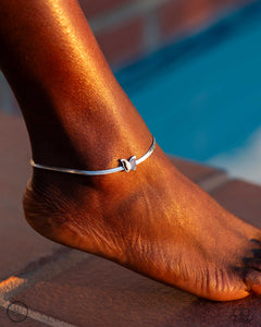 A FLIGHT-ing Chance - Silver Anklet