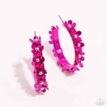 Load image into Gallery viewer, Fashionable Flower Crown - Pink Earrings
