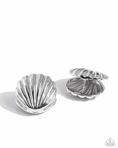 Seashell Surprise - Silver Earrings